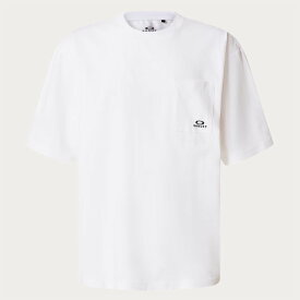 オークリー (Oakley) アウトドアウエア トレーニングウエア 半袖Tシャツ Enhance Cool Cotton Tee - Relax メンズ (25ss) ホワイト S-M FOA407668-100【mkd】【OUTsale】【SS2512】