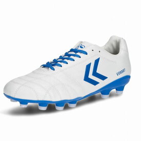 ヒュンメル (hummel) サッカーシューズ スパイク ヴォラート3 ACADEMY WIDE メンズ (25aw) ホワイト×ブルー 25.0-27.5cm ワイドラスト 3E相当 HAS1246W-1060