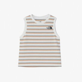 ザ・ノース・フェイス (THE NORTH FACE) アウトドアウエア タンクトップ ガールズボーダータンク ジュニア (25ss) グレイッシュホワイト 130-150 NTG32318-GS