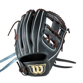 ウィルソン (wilson) 野球 軟式グローブ Basic Lab DUAL ベーシックラボデュアル 86型 内野手用 (25aw) Wブラック 11.5インチ WBW103731