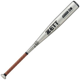 ゼット (ZETT) 少年野球 軟式バット 金属バット ゴーダDW ジュニア (25aw) シルバーxブラウン 80cm 600g ミドルバランス BAT77510-1337