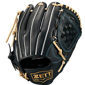 ゼット (ZETT) 少年野球 軟式グローブ ゼロワンステージ 投手用 内野手用 ピッチャー用 ジュニア (25aw) ブラックxPブラウン サイズL BJGB71530F-1932