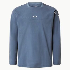 オークリー (Oakley) トレーニングウエア 長袖Tシャツ O-Sync Pack Knit L/S Crew 1.0 メンズ (25aw) dark slate ブルー ネイビー S-L FOA408124-94A