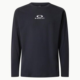 オークリー (Oakley) トレーニングウエア 長袖Tシャツ Enhance Practice L/S Crew 15.7 メンズ (25aw) ブラック S-L FOA408125-02E