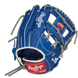 ローリングス (rawlings) 少年野球 軟式グローブ HYPER TECH MLB TEAM ハイパーテック オールラウンド用 (25aw) ブルー サイズM ドジャース GJ5HTMG9M-LAD