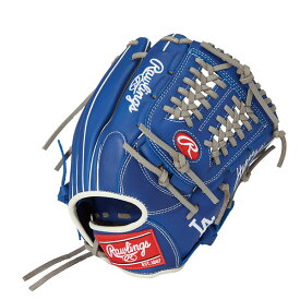 ローリングス (rawlings) 少年野球 軟式グローブ HYPER TECH MLB TEAM ハイパーテック オールラウンド用 (25aw) ブルー サイズL ドジャース GJ5HTMN6L1-LAD