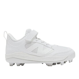 ニューバランス (newbalance) 少年野球 スパイクシューズ 3000v7 Youth Rubber Molded ジュニア マジックテープ (25aw) ホワイト 20.0-24.0cm JA3000W7 W