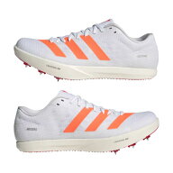 アディダス (adidas) 陸上 スパイクシューズ アディゼロ ロングジャンプ メンズ 走り幅跳び (26ss) ホワ…