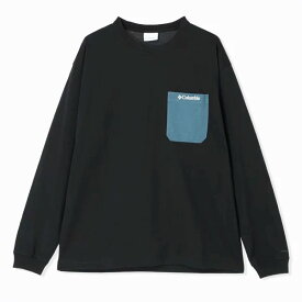 コロンビア (columbia) アウトドア ウエア 長袖Tシャツ ヤングストリートロングスリーブクルー メンズ (25aw) ブラック M-L PM0898-012