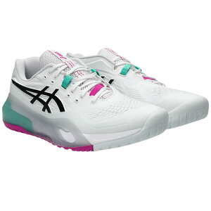 �A�V�b�N�X (asics) �e�j�X�V���[�Y GEL-RESOLUTION X �����Y �z���C�gx�O���[�� 25.5-27.5cm �X�^���_�[�h���X�g 1041A481-103
