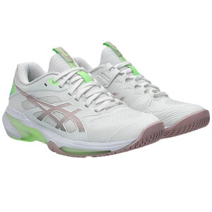 �A�V�b�N�X (asics) �e�j�X�V���[�Y SOLUTION SPEED FF 4 �E�B�����Y ���f�B�[�X �z���C�gx�O���[�� 22.5-24.5cm �X�^���_�[�h���X�g 1042A307-100