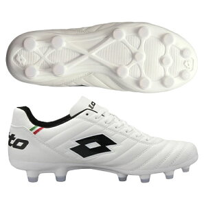 ���b�g (LOTTO) �T�b�J�[ �X�p�C�N�V���[�Y STADIO JP 4E (26ss) �z���C�gx�u���b�N 25.5-27.5cm LO-STADIO-2-WHBK
