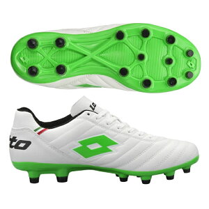���b�g (LOTTO) �T�b�J�[ �X�p�C�N�V���[�Y STADIO JP 4E (26ss) �z���C�gx�O���[�� 25.5-27.5cm LO-STADIO-2-WHGR