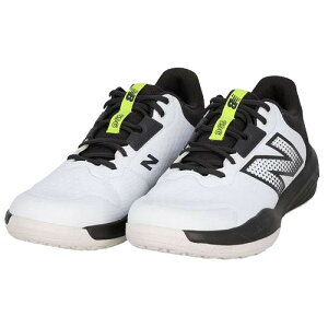 �j���[�o�����X (newbalance) �e�j�X�V���[�Y �I���j�E�N���[�R�[�g�p 696 V6 O �z���C�gx�u���b�N 25.5-27.5cm 2E���� M6968YR2E