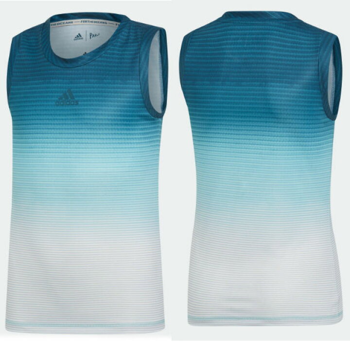 楽天市場 アディダス Adidas テニスウェア G Parley タンク ジュニア 19ss ブルー ホワイト Fuc79 Du2470 P8t P Ss29 決算セール 決算p10 スポーツプラザヒビノ 楽天市場店