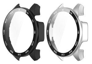 SHEAWA HUAWEI WATCH GT4 46mmpP[X Jo[ 2Zbg PC+KXtB  Sʕی 9Hdx ̌^یP[X یJo[ ϏՌ ANZT[ (ubN+Vo[)