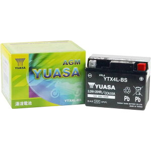 TAIWAN YUASA BATTERY AT YTX4L-BS݊ oCNp obe[ t [dς