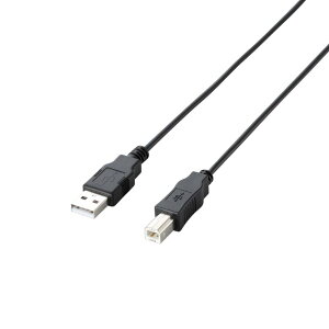 y2010Nfz GR(ELECOM) RoHSwߏzpbP[W GRUSBP[u v^[p USB2.0 A-B^Cv 1m ubN U2C-JB10BK