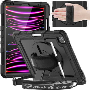 Timecity iPad Pro 12.9 P[X 6/5/4/3 ϏՌ h~ 360°]X^h یtB nhV_[Xgbv y[t LYh~  q H ho iPad Pro 12.9C` (2022/ 2