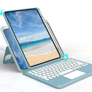 Cz iPad 10 2022 10.9 C` L[{[h iPad A16 2025 11 11C` L[{[hP[X cu ^b`pbh ی^L[ wʃJo[ O\ Apple Pencil [  L[{[h