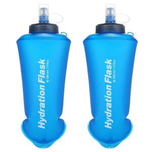 TRIWONDER TPU ܂肽  {g EH[^[{g X|[c{g jO }\ TCNO oR nCh[V \tg{g Soft Water Bottle (u[ 500ml - 2)