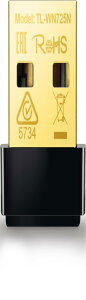 TP-Link WIFI LAN q@ 11n/11g/b fA[hΉf ppbP[W TL-WN725N(EU)