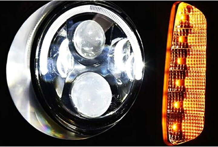 楽天市場】JB23 ジムニー LED リング 付き LED ウィンカー フル メッキ 