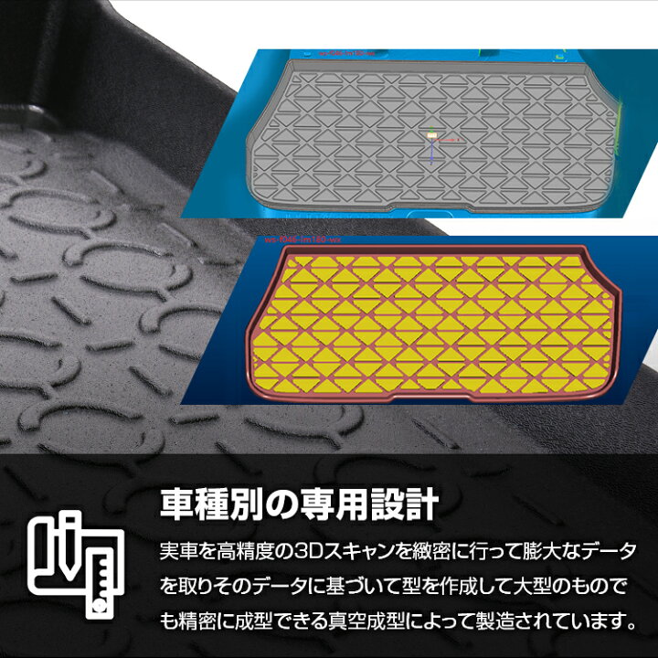楽天市場】テスラ ModelY 2022(R4).6 ～ 3D ラバーマット 1列目用 