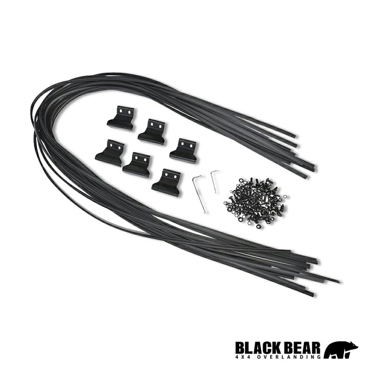 楽天市場】ハイラックス GUN125型 H29(2017).9〜BLACK BEAR4x4 ルーフ 