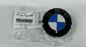 メール便可 BMW 純正 Z4 ボンネットエンブレム E85 E86 E89 フロント バッジ サイズ Mパフォーマンス Mスポーツ Sport 51147044207