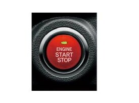 メール便可　DAIHATSU ROCKY　ダイハツ ロッキー【A202S A201S A210S】　スタートボタンカバー【レッド】[08161-K2002]