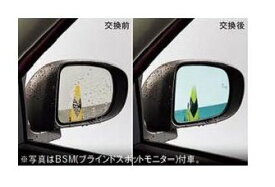 ダイハツ ロッキー【A202S A201S A210S】　レインクリアリングミラー(BSM付・ヒーテッドドアミラー付車用)【ブルー】
