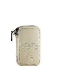 メール便可　DAIHATSU TAFT　ダイハツ タフト【LA900S LA910S】　キーケース(本革)(ミッキー)【ホワイト】[08630-K9068]