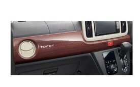 DAIHATSU TOCOT　ダイハツ トコット【LA550S LA560S】　インテリアパネル【ブラウンウッド調】[08174-K2096]