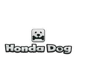 メール便可　HONDA VEZEL　ホンダ ヴェゼル【RV3/RV4/RV5/RV6-100】　ペットエンブレム【HondaDogデザイン】[08Z41-E9G-000A]