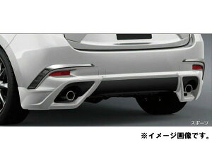 純正アクセサリー マツダ アクセラ BM/BY 後期 H28.05〜 カスタマイズ ケンスタイル リアアンダーガーニッシュ スポーツ 未塗装 BMK3V3300AA