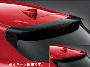 純正アクセサリー マツダ アクセラ BM/BY 後期 H28.05〜 エクステリア リアルーフスポイラー スノーフレイクホワイトパールマイカ QBM1519N064