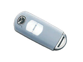 メール便可　純正アクセサリー　マツダ　デミオ　DJ　H26.06～　ベーシックアイテム　アドバンストキーケース　シリコンタイプ　ホワイト　C904V0450