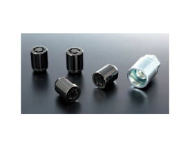 メール便可　純正アクセサリー　マツダ　デミオ　DJ　H26.06～　ベーシックアイテム　ホイールロックセット　ブラック　マックガード社製　C904W3495