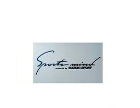 メール便可　SUZUKI ALTO WORKS　スズキ アルトワークス【HA36S】　ステッカー(スポーツマインド)【ブルーベース】[99000-99036-A16]