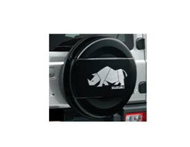 SUZUKI Jimny　スズキ ジムニー【JB64W】　スペアタイヤカバー【サイ(ヘアライン調)】[9923B-77R21-003]
