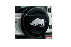 SUZUKI Jimny SIERRA　スズキ ジムニーシエラ【JB74W】　スペアタイヤカバー【サイ(ヘアライン調)】[9923B-77R21-003]