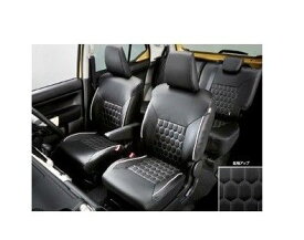 スズキ クロスビー【MN71S】　革調シートカバー(フロントシートSRSサイドエアバック付/パーソナルテーブル無車用)