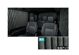 TOYOTA NOAH　トヨタ ノア【ZWR90W ZWR95W MZRA90W MZRA95W】　室内カーテン(遮光機能付)【ブラック】[08232-28120]
