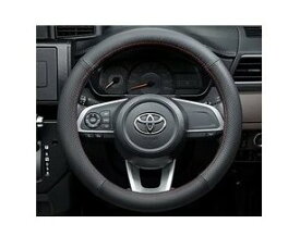 TOYOTA ROOMY　トヨタ ルーミー【M900A M910A】　ステアリングカバー(本革)【ブラック】[08460-B1100]