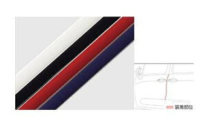 トヨタ シエンタ【MXPL10G MXPL15G MXPL12G MXPC10G MXPC12G】 ドアエッジプロテクター(樹脂製)(2本入り)【ホワイト】