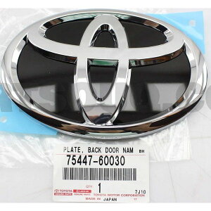 メール便可 TOYOTA (トヨタ) 純正部品 ランドクルーザープラド用 『バック』エンブレム 品番 75447-60030