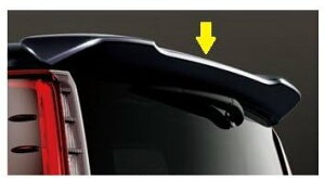 TOYOTA (トヨタ) 純正部品 ESQUIRE エスクァイア 【ZWR80G ZRR80G ZRR85G】 リアスポイラー 【ブラッキッシュアゲハガラスフレーク】 08150-28170-C1
