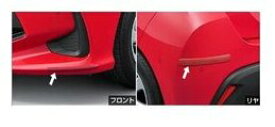 TOYOTA YARIS　トヨタ ヤリス【MXPH10/15 MXPA10/15 KSP210】　バンパープロテクター【ホワイト】[08177-52040-A0]