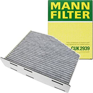 MANN エアコンフィルター アウディ (A3・Q3・TT・TT RS・S3・RSQ3) MANN CUK2939 脱臭活性炭 花粉・PM2.5除去 ※左ハンドル用